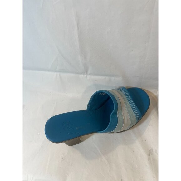 Timberland Gradient Slide Women's Block Heel Sandals 91397 Blue Sz 7 - Picture 14 of 14